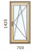 Расчет цены деревянных окон со стеклопакетом стандартных размеров